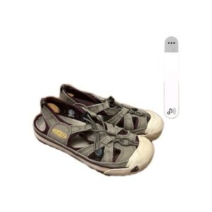 KEEN Coronado Vulcanized Canvas Water Sandal Women 7 Brown& Burgundy Trail Shoe